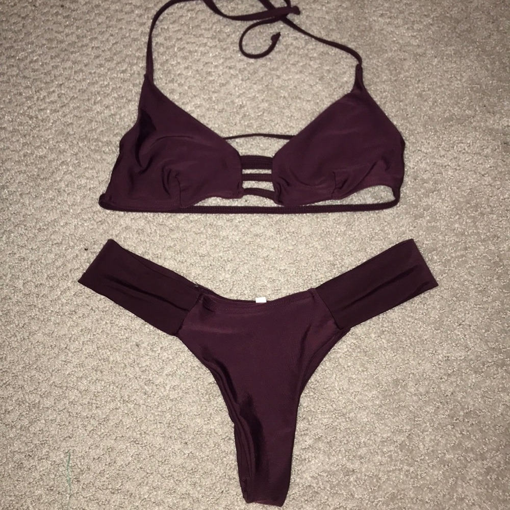 Purple bikini
